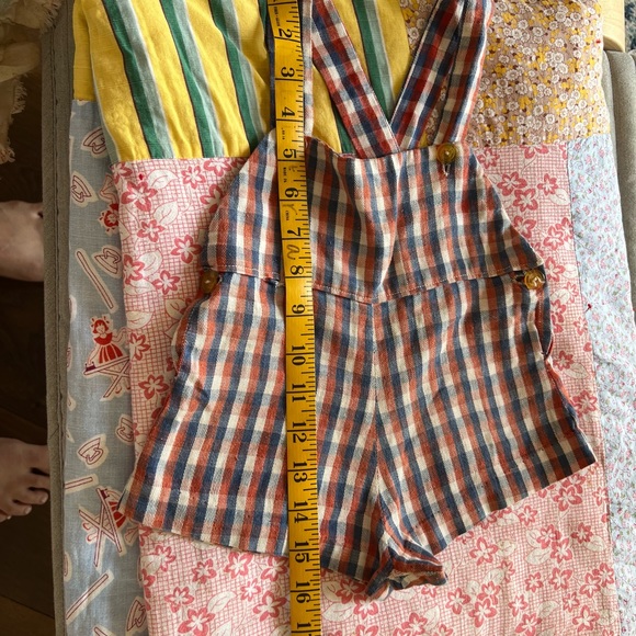 2 pc Bundle of Vintage 60’s Toddler overalls 12-18 months or small 2 year old - Picture 7 of 13
